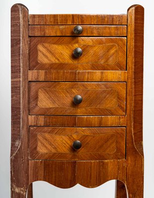 Louis XV Style Chiffonnier Chest or Writing Table in Walnut, 19th Century-UQL-1298507