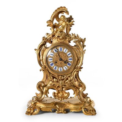 Louis XV Style Clock-NQ-1082083