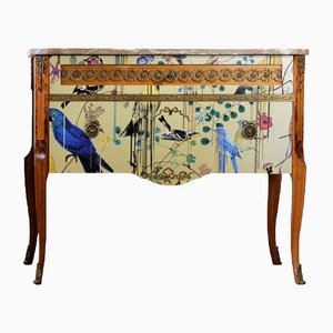 Louis XV Style Commode with Marble Top, 1950s-VTA-1438741