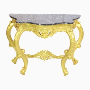 Louis XV Style Console Table in Giltwood-WFJ-1818279