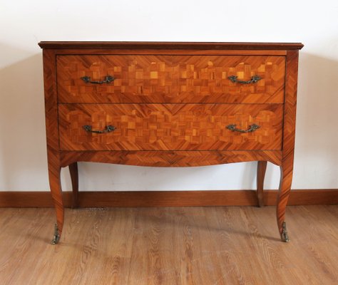 Louis XV Style Dresser with Inlays in Bois de Rose-IYX-1261368