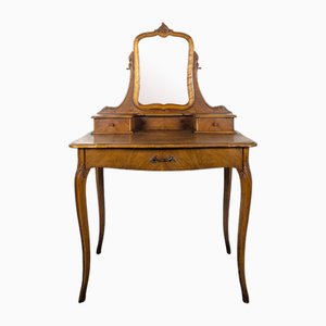 Louis XV Style Dressing Table in Mahogany-HLV-2033099