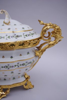 Louis XV Style French Porcelain Soup Tureen, 1900s-CEJ-488384