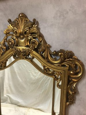 Louis XV Style Giltwood Mirror, 1950s-SDV-780671