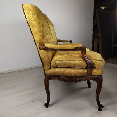 Louis XV Style Golden Bench-EAD-1231339