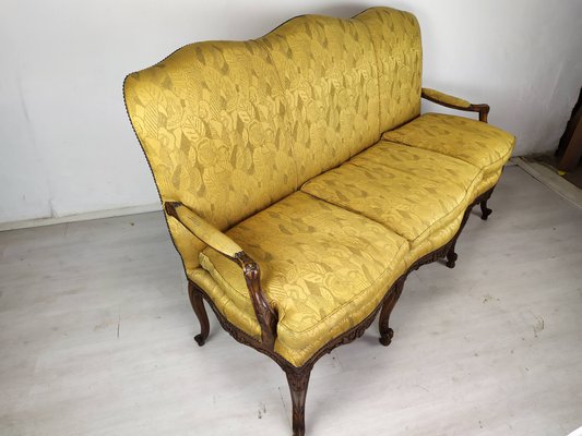 Louis XV Style Golden Bench-EAD-1231339