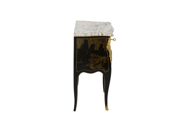 Louis XV Style Living Room Table in Chinese Lacquer, 1880s-CEJ-1067840