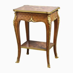 Louis XV Style Marquetry Side Table, 1950s-WSV-2038030