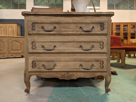 Louis XV Style Oak Chest of Drawers-HLV-1722943