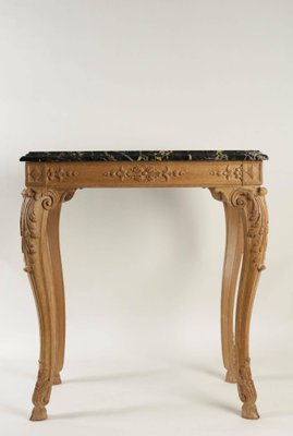 Louis XV Style Oak Hand-Carved Gueridon Table, 1940s-WFS-744740