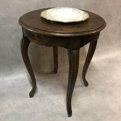 Louis XV Style Oak Side Table, 1940s-SDV-674151