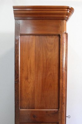 Louis XV Style Solid Cherry Bonnetière Cupboard, Early 19th Century-RVK-1089697