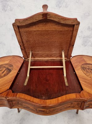 Louis XV Style Writing Table in Rosewood, 19th Century-BSB-1254301