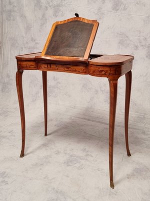 Louis XV Style Writing Table in Rosewood, 19th Century-BSB-1254301