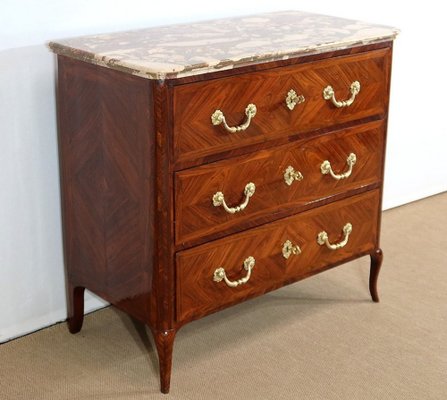 Louis XV Violet Wood Chest of Drawers, 1700s-RVK-1386908