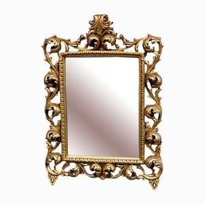 Louis XV Wall Mirror Carved Wood Frame, 1940s-GYX-1289277