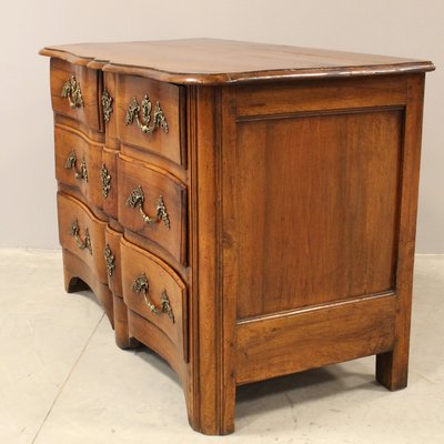 Louis XV Walnut Chest of Drawers, 18th Century-UMS-944927