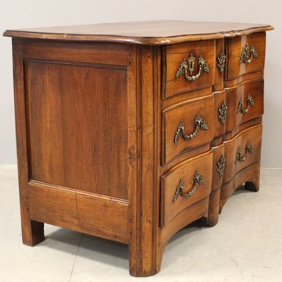 Louis XV Walnut Chest of Drawers, 18th Century-UMS-944927