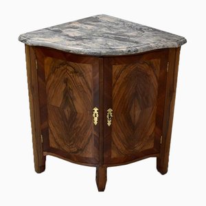 Louis XV Walnut Corner Cabinet, 18th Century-RVK-826494