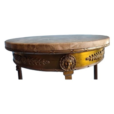 Louis XVI Auxiliar Table with Marble Top-TCS-1763251