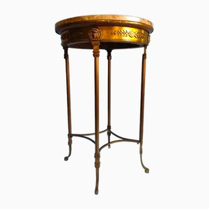 Louis XVI Auxiliar Table with Marble Top-TCS-1763251