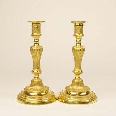 Louis XVI Candleholders, 1760s, Set of 2-KMT-952980