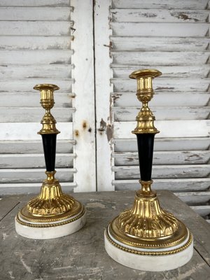 Louis XVI Candlesticks, Set of 2-AXR-1741654