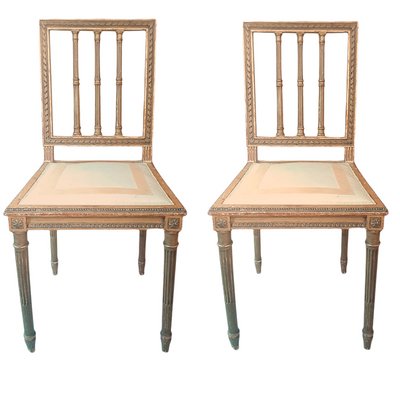 Louis XVI Chairs with Original Patina by E.Dienst & Fils Paris, Set of 2-TCS-1138627