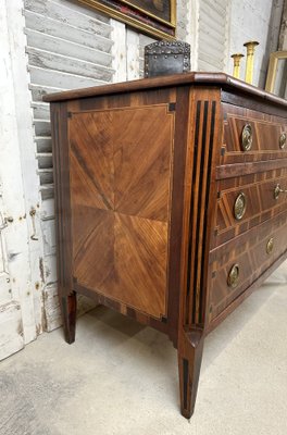 Louis XVI Chest of Drawers in Marquetry-AXR-1721909