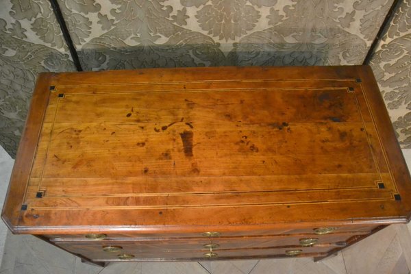 Louis XVI Chest of Drawers in Marquetry-AXR-1721909