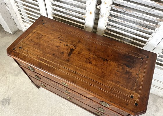 Louis XVI Chest of Drawers in Marquetry-AXR-1721909