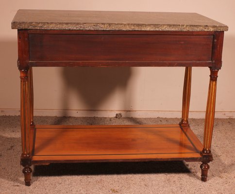 Louis XVI Console in Cherry by LM Pluvinet, 18th Century-HPU-1030670