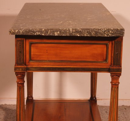 Louis XVI Console in Cherry by LM Pluvinet, 18th Century-HPU-1030670