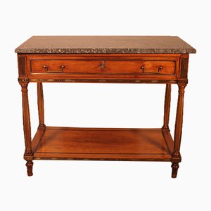 Louis XVI Console in Cherry by LM Pluvinet, 18th Century-HPU-1030670