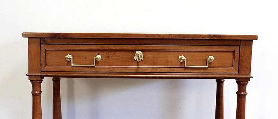 Louis XVI Console in Solid Cherry, Late 18th Century-RVK-984222