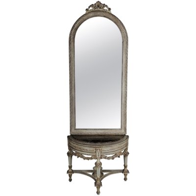 Louis XVI Console Mirror-FLW-1402285