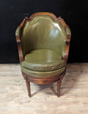 Louis XVI Directoire Swivel Desk Chair-IBO-1811252