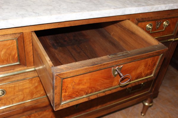 Louis XVI Dresser in Walnut and Ash, 18th Century-BCR-1794546