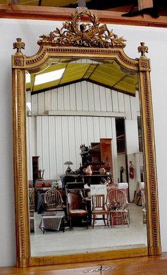 Louis XVI Fireplace Mirror, Late 19th Century-RVK-944830