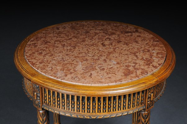 Louis XVI French Beechwood Side Table-FLW-1402239