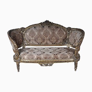 Louis XVI French Beechwood Sofa-FLW-1402275