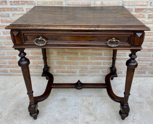 Louis XVI French Walnut Side Table, 1920s-NOU-1700473