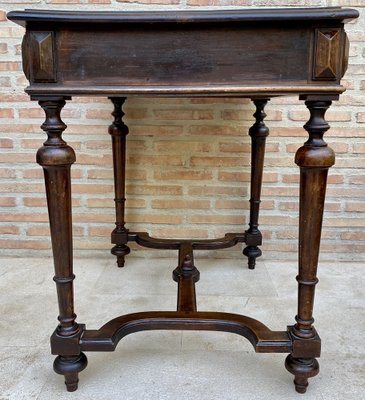 Louis XVI French Walnut Side Table, 1920s-NOU-1700473