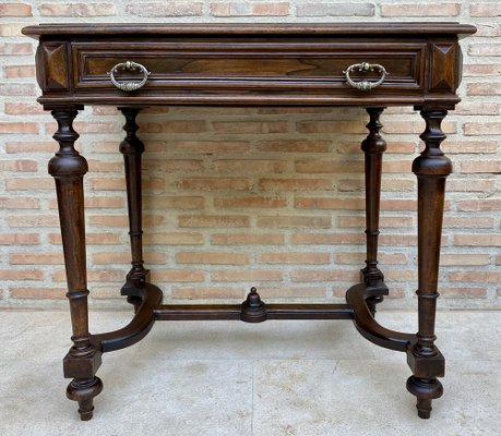 Louis XVI French Walnut Side Table, 1920s-NOU-1700473