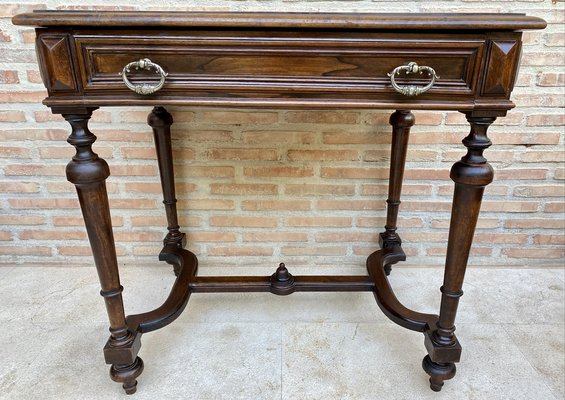 Louis XVI French Walnut Side Table, 1920s-NOU-1700473