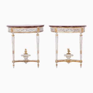 Louis XVI Lacquered Consoles from Malot, 1780s-CEJ-2026349