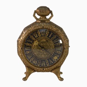 Louis XVI Lancel Paris Bronze Clock in the shape of a Pocket Watch, 1970s-NEN-2017578