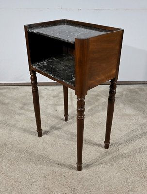 Louis XVI Mahogany Bedside Table-RVK-1769782