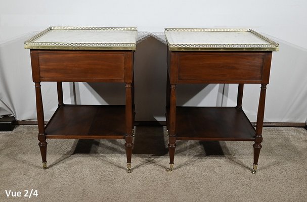 Louis XVI Mahogany Lounge Tables, Set of 2-RVK-1787474