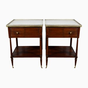 Louis XVI Mahogany Lounge Tables, Set of 2-RVK-1787474